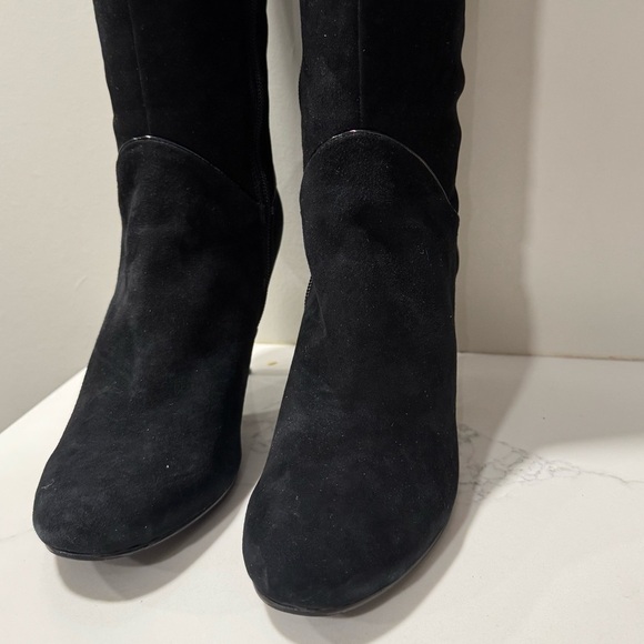 RSVP Sued Heeled Boots - Picture 4 of 16